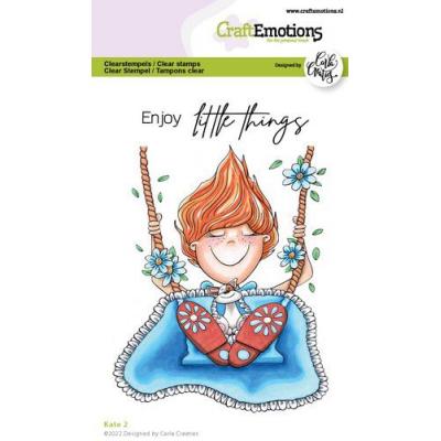 CraftEmotions Carla Kate Creaties Clear Stamps - Enjoy